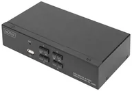 Przełączniki KVM - Digitus DS-12880 - KVM / audio / USB switch - 4 ports DS-12880 - miniaturka - grafika 1