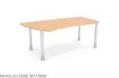 Biurka - WUTEH S.A. Biurko biurowe Polo PO-17 (180x100x73,5cm) 1243 - miniaturka - grafika 1