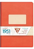 Notesy i bloczki - Clairefontaine 195446 °C A5 Collection 1951 z podszewką, notebook  czerwony Coral 195446C - miniaturka - grafika 1