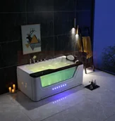 Wanny z hydromasażem - Zepehof Wanna z hydromasażem EB-002 prostokątna - miniaturka - grafika 1