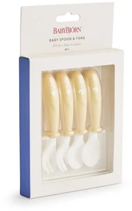 Baby Bjorn Sztućce, Powder Yellow, 4 szt. - Sztućce dla dzieci - miniaturka - grafika 4