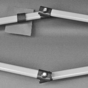 vidaXL Rozkładany namiot ogrodowy, sześciokątny, 3,6x3,1 m, szary - Pawilony ogrodowe - miniaturka - grafika 6