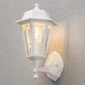 Lampy ogrodowe - Konstsmide Urocza zewnętrzna lampa ścienna GRADO, biała - miniaturka - grafika 1