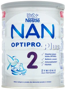 NESTLE Mleko NAN Optipro Plus 2 Mleko następne w proszku dla niemowląt powyżej 6 miesiąca 800 g - Mleko modyfikowane - miniaturka - grafika 2