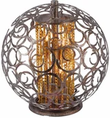 Lampy stojące - Paul Neuhaus Oświetlenie ALMIRA Lampa stołowa Rudy, 3-punktowe 4475-48 - miniaturka - grafika 1