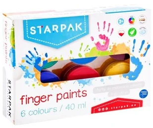 STARPAK Farby Do Malowania Palcami pudełko 1/12 - Pozostałe akcesoria dla plastyków - miniaturka - grafika 2