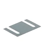 Szafy i regały magazynowe - AJ Produkty Podkładka poziomująca do słupa ze stopą, 3 mm, P80 - miniaturka - grafika 1