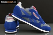 Buty trekkingowe męskie - Reebok Buty CLASSIC SPORT CLEAN - miniaturka - grafika 1