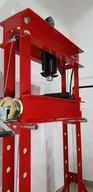Prasy - 283 TELT Prasa hydrauliczna pneumatyczna + wyciągarka na korbe do unoszenia belki nacisk 50T) 28378985 78985-uniw - miniaturka - grafika 1