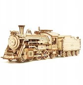 Puzzle - drewniane Puzzle mechaniczne 3D pociąg Lokomotywa - miniaturka - grafika 1