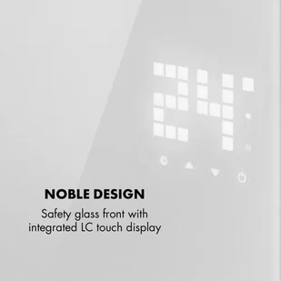 Klarstein Klarstein Bornholm Single Smart, grzejnik konwekcyjny, 1000 W, sterowanie przy użyciu aplikacji, biały ACO7-BrnhlmSnglSmrtW - Ogrzewanie przenośne - miniaturka - grafika 7