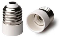 Akcesoria do oświetlenia - FK Technics Przejściówka E14 do oprawki E27 - miniaturka - grafika 1