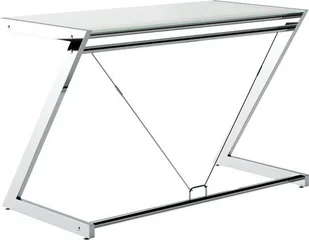 Unique Biurko DD Z-Line Desk Plus chromowany biały - Biurka gamingowe - miniaturka - grafika 7