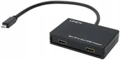 Adaptery i przejściówki - Lindy Adapter Mini Display Port MST-2x Hdmi 41732 - miniaturka - grafika 1
