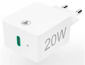 Ładowarki do telefonów - Hama Ładowarka sieciowa 1xUSB-C PD 20W biała | - miniaturka - grafika 1