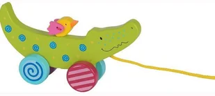 Goki Drewniana owieczka do ciągnięcia - Zabawki interaktywne dla dzieci - miniaturka - grafika 3