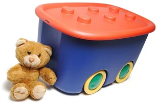 Kis Pojemnik na zabawki KIS Funny Box, różnokolorowy, 46 l - Pojemniki na zabawki - miniaturka - grafika 4