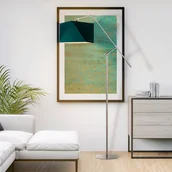 Lampy stojące - Lysne Nowoczesna lampa podłogowa COLMA na srebrnym stelażu 500020/5 - miniaturka - grafika 1