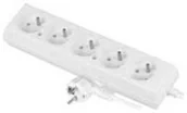Listwy zasilające - PLAST-ROL Listwa zasilająca PLAST-ROL Przedłużacz 5-gniazda z/u 10A 5m biały PS-570 W-97488) W-97488 - miniaturka - grafika 1