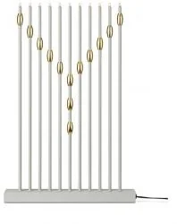 Markslojd Świecznik biały złoty metal NECKLACE 705283 - Lampy stojące - miniaturka - grafika 2