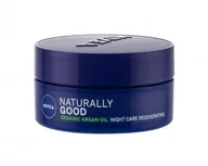 Kremy do twarzy - Nivea Naturally Good Argan Oil krem na noc 50 ml - miniaturka - grafika 1