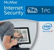Programy antywirusowe - McAfee Internet Security 1 Urządzenie 1 Rok - miniaturka - grafika 1
