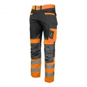 Odzież robocza - LAHTI PRO Spodnie ostrzegawcze robocze Slim Fit roz L L4051203 LPL4051203 - miniaturka - grafika 1
