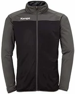 Kurtki i kamizelki sportowe męskie - Kempa Kempa Męska kurtka Prime Poly czarny antracytowy/niebieski S 200232702 - miniaturka - grafika 1