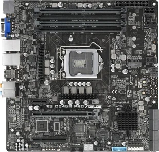 Asus WS C246M PRO płyta główna LGA 1151 (Socket H4) Micro ATX Intel C246 - Płyty główne serwerowe - miniaturka - grafika 2