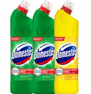 Domestos Płyn Wc Toalet Atlantic XXL 3x1250ml - Środki do WC - miniaturka - grafika 6
