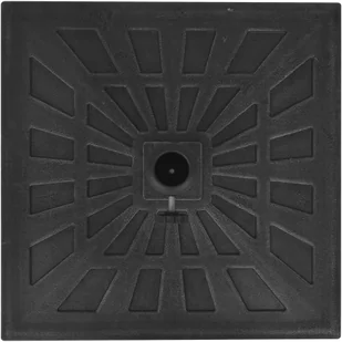 vidaXL Podstawa do parasola, kwadratowa, czarna, 12 kg, żywica - Parasole ogrodowe - miniaturka - grafika 6