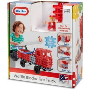 Little Tikes Klocki WAFFLE BLOCKS Straż Pożarna - Klocki - miniaturka - grafika 4