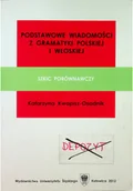 Książki do nauki języka włoskiego - Podstawowe wiadomości z gramatyki polskiej i włoskiej Szkic porównawczy Używana - miniaturka - grafika 1
