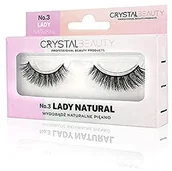 Sztuczne rzęsy i akcesoria - Crystal Beauty Crystal Beauty Rzęsy Na Pasku Lady Natural - miniaturka - grafika 1