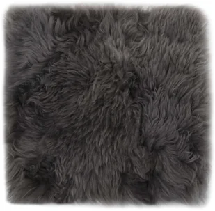 vidaXL Poduszki na krzesła, 2 szt., jasnoszare, 40x40 cm, owcza skóra - Poduszki dekoracyjne - miniaturka - grafika 3