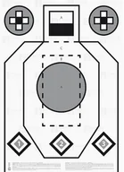 Wiatrówki karabinki - Helikon TEX / POLSKA Tarcza strzelecka papierowa RXQT 50x70cm - kpl 100 szt. (RT-RXQ-PA-20) RT-RXQ-PA-20 - miniaturka - grafika 1