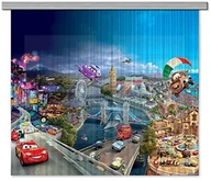 Zasłony - AG Design fcsxl 4326 pokoju dziecięcego DISNEY Cars, firanka/zasłona, 180x160 cm, 2 części (część 1: 90x160 cm), materiału, multicolor, 0,1x180x160 cm FCSxL 4326 - miniaturka - grafika 1