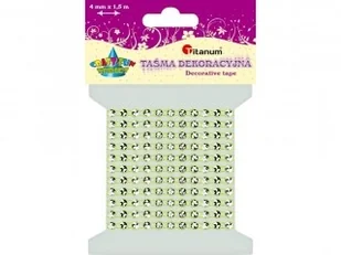 Titanum Taśma z kryształkami średnica kryształka 4 mm długość 1,5m JASNOZIELONA CRAFT-FUN 363500 6959 - Zabawki kreatywne - miniaturka - grafika 4