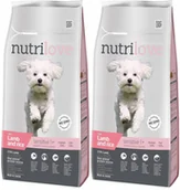Sucha karma dla psów - Nutrilove Sensitive Small Medium Lamb Rice 8 kg - miniaturka - grafika 1