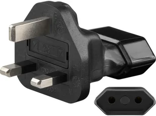 Wentronic Gniazdo Euro  UK Plug-in Wall Power Adapter 1 szt. 95303 - Akcesoria car audio - miniaturka - grafika 2