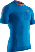 Koszulki sportowe męskie - XBIONIC XBIONIC Koszulka biegowa termoaktywna INVENT 4.0 RUNNING SHIRT SH SL niebieska - miniaturka - grafika 1