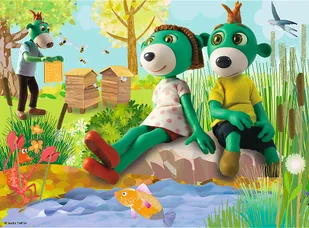Trefl Puzzle 30 elementów Rodzina ików Trefliki nad stawem - Puzzle - miniaturka - grafika 4