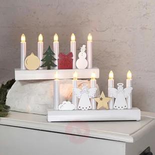 Best Season Kolorowy bożonarodzeniowy świecznik Julia - Świeczniki - miniaturka - grafika 4