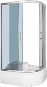 Kabiny prysznicowe - Novoterm Azalia 100x80 lewa - miniaturka - grafika 1