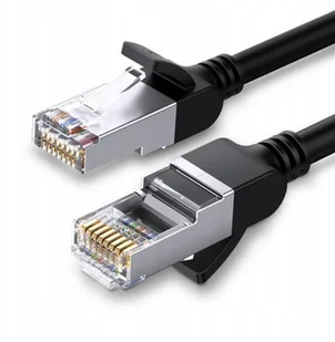 UGREEN Kabel sieciowy z metalowymi wtyczkami, Ethernet RJ45, Cat.6, UTP, 2m (czarny) - Kable USB - miniaturka - grafika 3
