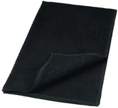 Pozostałe akcesoria fryzjerskie - Efalock czarny ręcznik frotte 50x90cm 13427 - miniaturka - grafika 1