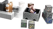 Figurki dla dzieci - Mattel Minecraft Minecart Mayhem Game GVL55 GVL55 - miniaturka - grafika 1