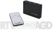 Inne akcesoria audio-wideo - Reinston Reinston EDV010 przełącznik z 3 portami HDMI i pilotem EDV010 - miniaturka - grafika 1