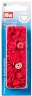 Akcesoria i części do maszyn do szycia - Prym 393338 zatrzask bez szycia Color Snaps serce czerwone, tworzywo sztuczne, jeden rozmiar - miniaturka - grafika 1