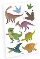 Dodatki do strojów karnawałowych - Amscan Tatuaż Wodny "Happy Dinosaur" 9 szt 9903984 - miniaturka - grafika 1